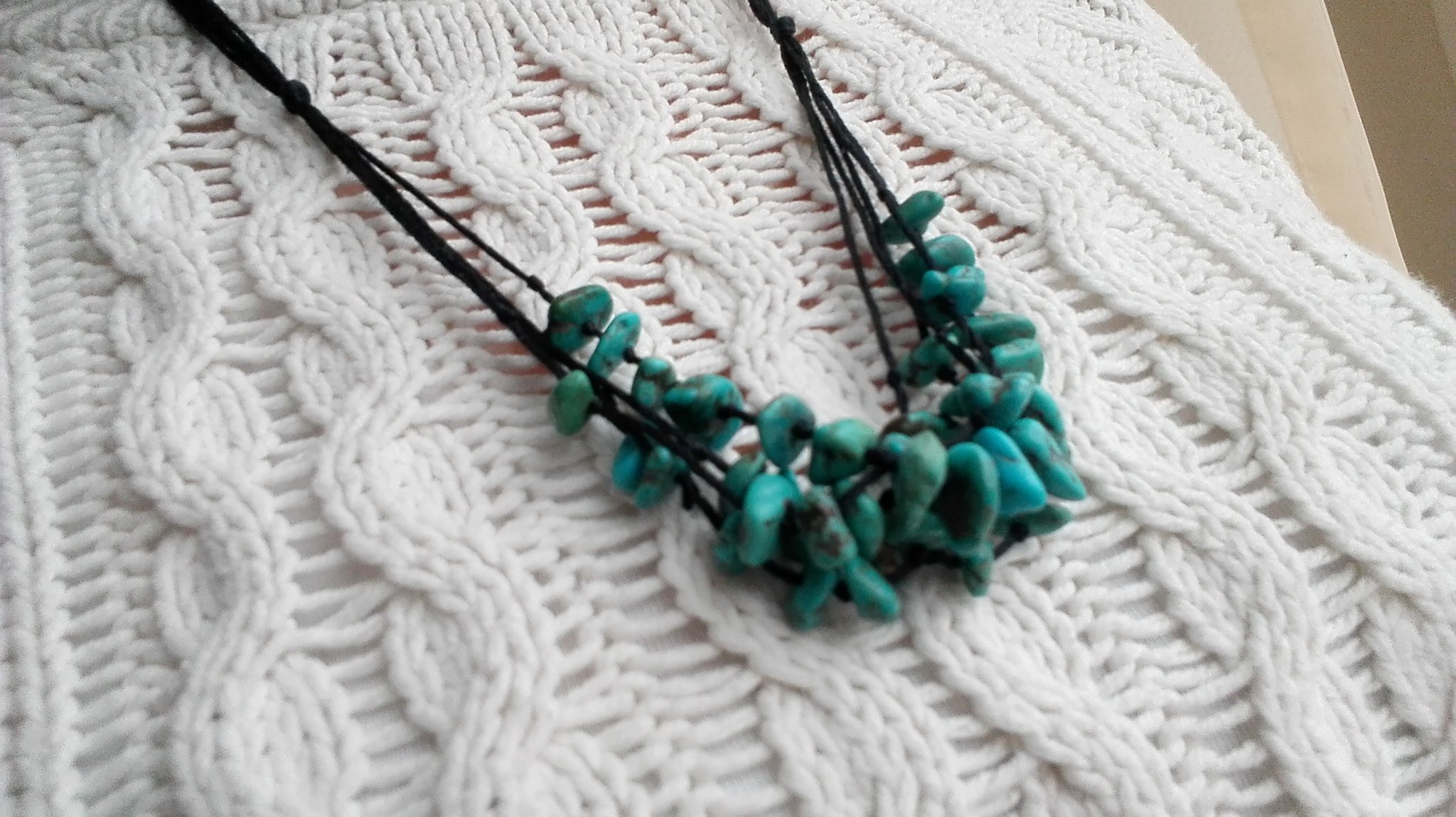 Türkiz nyugalom nyaklánc